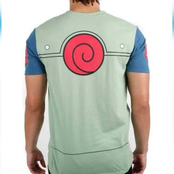 Naruto Kakashi Shippuden Anime Costume T-shirt Size XXL - Picture 3 of 7